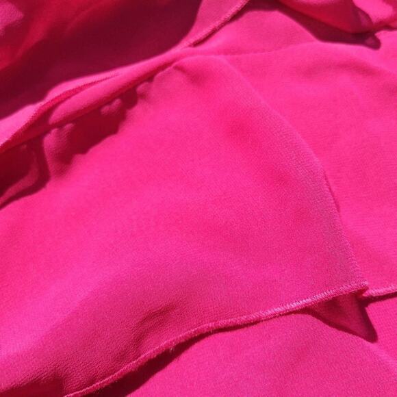 La Vie En Rose Size Medium M Red Layered Frill Lingerie Sexy Cute Red Valentines - Picture 7 of 9